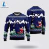 Funny Santa & Dog Duck Hunting Ugly Christmas Sweater For Men And Women