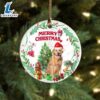 Golden-Retriever Tree Merry Christmas Ornament, Gift For Christmas