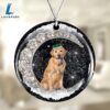 Golden-Retriever With Crown Diamond Ornament, Gift For Christmas