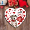 Great Dane Happy Valentine's Day Ornament, Gift For Christmas