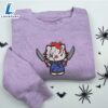 Hello Kitty Cartoon Cosplay Halloween Embroidered Sweatshirt Fashion Style 2 Hello Kitty Cartoon Cosplay Halloween Embroidered Sweatshirt Fashion Style