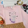 Hi Skeleton Halloween Embroidered Sweatshirt Fashion Style 3 Hi Skeleton Halloween Embroidered Sweatshirt Fashion Style