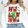 Ho Ho Ho Christmas Reindeer Shirt, Christmas Deer Shirt 2 Ho Ho Ho Christmas Reindeer Shirt, Christmas Deer Shirt
