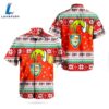 Houston Fire Department Fire Engine Ugly Christmas Hawaiian Shirt