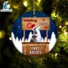 Husky Kissing Booth Christmas Ornament, Gift For Christmas