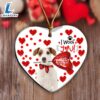 Jack Russell Terrier2 Happy Valentine's Day Ornament, Gift For Christmas