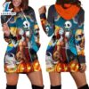 Jack Skellington 3d All Fou2r Hoodie Dress 2 Jack Skellington 3d All Fou2r Hoodie Dress