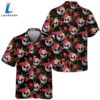 Jack Skellington Flower Pattern Hawaiian Shirt