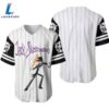 Jack Skellington Pinstripe Baseball Jersey 3 Jack Skellington Pinstripe Baseball Jersey