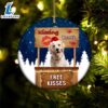 Christmas 2024 Labrador Kissing Booth Christmas Ornament, Gift For Christmas 2 Labrador Kissing Booth Christmas Ornament, Gift For Christmas