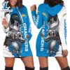 Los Angeles Chargers Jack Skellington And Zero Hoodie Dress 3 Los Angeles Chargers Jack Skellington And Zero Hoodie Dress
