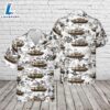 M1 Abrams Snow, Temperate, With Open Terrain Winter Camo Christmas Hawaiian Shirt