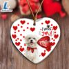 Christmas 2024 Maltese Happy Valentine's Day Ornament, Gift For Christmas 3 Maltese Happy Valentine's Day Ornament, Gift For Christmas