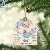 Maltipoo God Says You Ornament, Gift For Christmas Dog Loves 2 Maltipoo God Says You Ornament, Gift For Christmas
