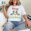 Merry Christmas Grinch Embroidery SweatshirtFunny Christmas Shirt