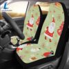 Merry Christmas Santa Claus Funny Car Seat Covers Car Decor 2 Merry Christmas Santa Claus Funny Car Seat Covers