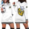 Michigan Wolverines NCAA Classic White 3D Hoodie Dress