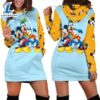 Mickey 3d All Over Hoodie Dress