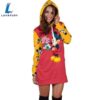 Mickey 3d All Over Love Hoodie Dress 2 Mickey 3d All Over Love Hoodie Dress