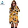 Mickey 3d All Over Yellow Hoodie Dress 3 Mickey 3d All Over Yellow Hoodie Dress