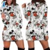 Mickey Minnie Womens Es Hoodie Dress 3 Mickey Minnie Womens Es Hoodie Dress