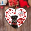 Christmas 2024 Miniature Schnauzer Happy Valentine's Day Ornament, Gift For Christmas 3 Miniature Schnauzer Happy Valentine's Day Ornament, Gift For Christmas