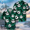 Monstera Leaves Emotional Jack Skellington Hawaiian Shirt 2 Monstera Leaves Emotional Jack Skellington Hawaiian Shirt