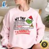 My Day Im Book Grinch Schedule Sweatshirt , Christmas Sweatshirt Merry Christmas Shirt 3 My Day Im Book Grinch Schedule Sweatshirt , Christmas Sweatshirt