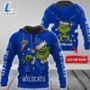 Ncaa Kentucky Wildcats Football Team The Grinch Custom Name Hoodie Gift Christmas 2 Ncaa Kentucky Wildcats Football Team The Grinch Custom Name Hoodie