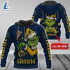 Ncaa Notre Dame Fighting Irish Football Team The Grinch Custom Name Hoodie Gift Christmas 3 Ncaa Notre Dame Fighting Irish Football Team The Grinch Custom Name Hoodie