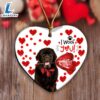 Newfoundland Happy Valentine's Day Ornament, Gift For Christmas