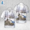 Norwegian Army CV90 Christmas Hawaiian Shirt - Gift Christmas Hawaiian 3 Norwegian Army CV90 Christmas Hawaiian Shirt