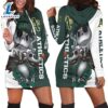 Oakland Athletics Jack Skellington And Zero Hoodie Dress 2 Oakland Athletics Jack Skellington And Zero Hoodie Dress