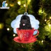 Pekingese On The Cup Christmas Ornament, Gift For Christmas Dog Loves 3 Pekingese On The Cup Christmas Ornament, Gift For Christmas