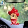 Pekingese Red Heart Balloon Ornament, Gift For Christmas Dog Loves 3 Pekingese Red Heart Balloon Ornament, Gift For Christmas