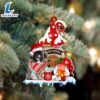Pekingese With Mushroom House Christmas Ornament, Gift For Christmas Dog Loves 2 Pekingese With Mushroom House Christmas Ornament, Gift For Christmas