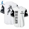 Personalized Jack Skellington Black White Baseball Jersey 3 Personalized Jack Skellington Black White Baseball Jersey