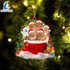 Pomeranian Dogs In A Gift Bag Christmas Ornament, Gift For Christmas Dog Loves 3 Pomeranian Dogs In A Gift Bag Christmas Ornament, Gift For Christmas