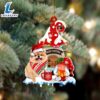 Pomeranian With Mushroom House Christmas Ornament, Gift For Christmas