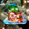 Pomeranian With Rudolph's House Christmas Ornament, Gift For Christmas