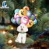 Poodle 2 With Balloons Christmas Ornament, Gift For Christmas