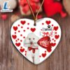 Christmas 2024 Poodle Happy Valentine's Day Ornament, Gift For Christmas 3 Poodle Happy Valentine's Day Ornament, Gift For Christmas