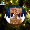Poodle Kissing Booth Christmas Ornament, Gift For Christmas