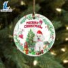 Poodle Tree Merry Christmas Ornament, Gift For Christmas
