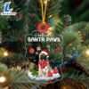 Pug 1 Christmas Ornament, Gift For Christmas