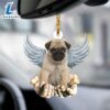Pug Angel Dog Memorial Ornament, Gift For Christmas