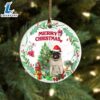 Pug Tree Merry Christmas Ornament, Gift For Christmas