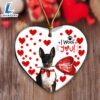 Rat Terrier Happy Valentine's Day Ornament, Gift For Christmas