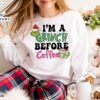 Retro I'm a Grinc Before Coffee Christmas Sweatshirt Merry Christmas Shirt 3 Retro I'm a Grinc Before Coffee Christmas Sweatshirt