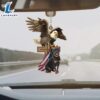Rottweiler And Eagle American Flag Ornament, Gift For Christmas Dog Loves 3 Rottweiler And Eagle American Flag Ornament, Gift For Christmas
